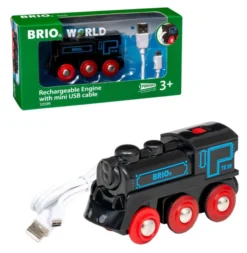 Brio Schwarze Akku-Lok mit Mini-USB 33599