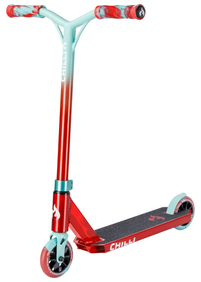 Chilli Scooter Jumpstart M rot/türkis