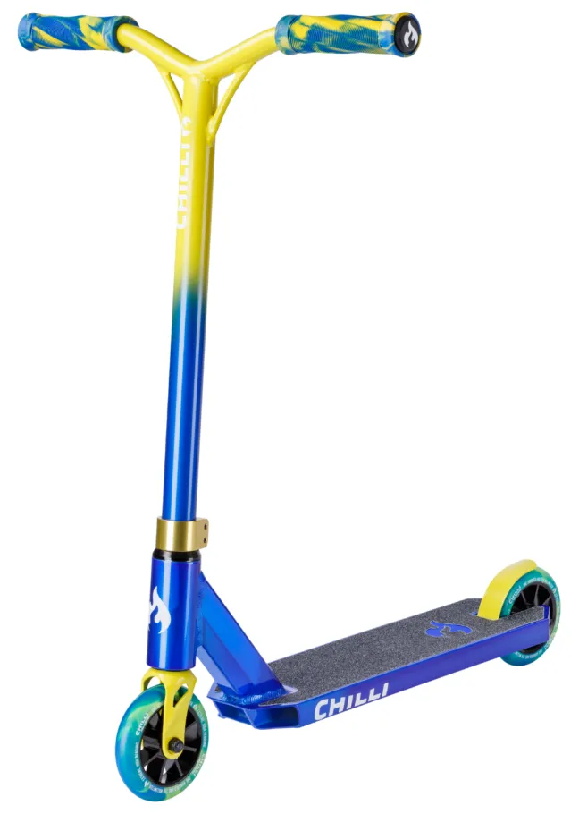 Chilli Scooter Jumpstart S blau/gelb