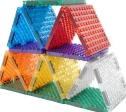Cleverclixx® Magentbausteine Brick Tiles Pack Intense 16 Teile