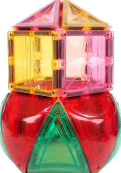 Cleverclixx® Magentbausteine Curved Dome Pack Intense 47 Teile