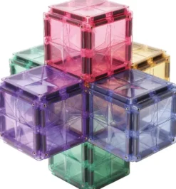 Cleverclixx® Magentbausteine Kompakt-Bausatz Pastell 36 Teile