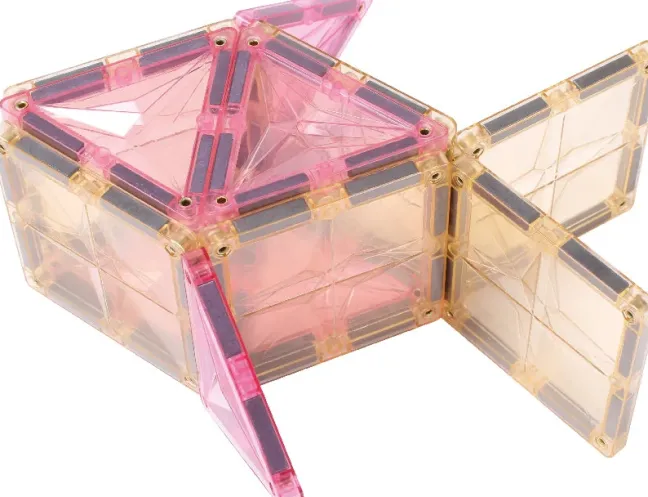 Cleverclixx® Magentbausteine Kompakt-Bausatz Pastell 36 Teile