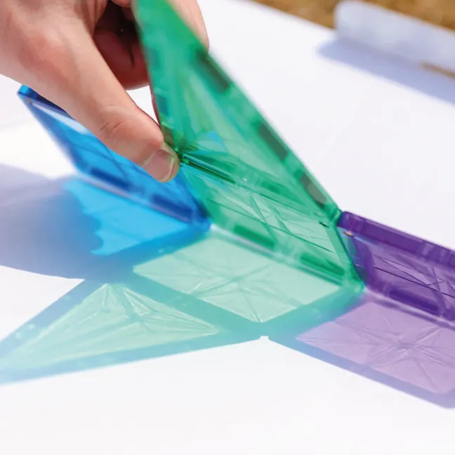 Cleverclixx® Magentbausteine Kompakt-Bausatz Pastell 36 Teile
