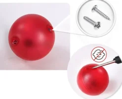 Cleverclixx® Magentbausteine Kugelbahn Lichteffekt-Kugel-Set 4 Teile