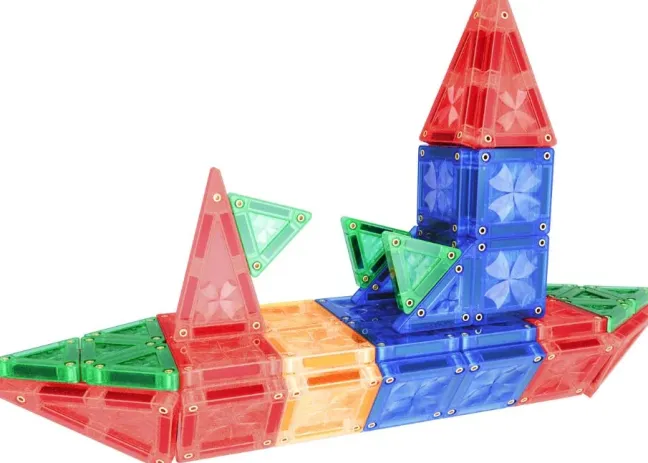 Cleverclixx® Magentbausteine Mini Tiles Pack Intense 28 Teile