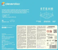 Cleverclixx® Magentbausteine Race Track Erweiterung Kurven Intense 15 Teile