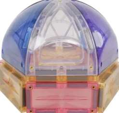 Cleverclixx® Magentbausteine Small Curved Dome Pack Pastell 34 Teile