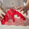 Cleverclixx® Magentbausteine Stairs Set Intense 34 Teile