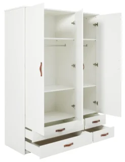 COOL KIDS by Lifetime Kleiderschrank mit 3 Türen und 4 Schubladen weiß Sale