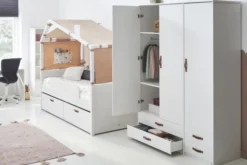 COOL KIDS by Lifetime Kleiderschrank mit 3 Türen und 4 Schubladen weiß Sale