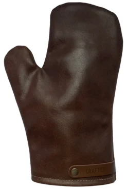Crafted Grillhandschuh aus Leder braun