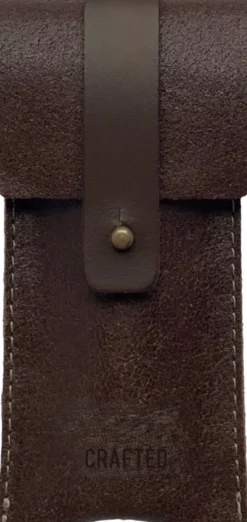 Crafted Taschenmesser Tasche aus Leder braun