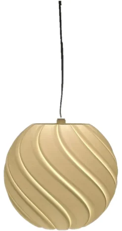 DecoTrend Lampe Wave groß 13cm weiß