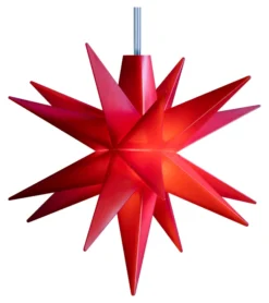 DecoTrend Sterntaler Baby-Stern Ø8cm Batterie Indoor rot