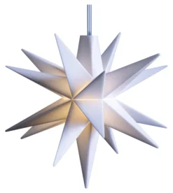 DecoTrend Sterntaler Baby-Stern Ø8cm Batterie Indoor weiß