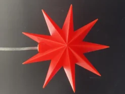 DecoTrend Sterntaler Fensterstern 9 Zacker Ø11,5cm Batterie Indoor rot
