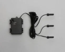 DecoTrend Sterntaler Mini-Sternenkette Ø12cm 3 Sterne Batterie Outdoor weiß