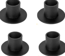 DecoTrend Ständer Stabkerzen (4 Stück) schwarz