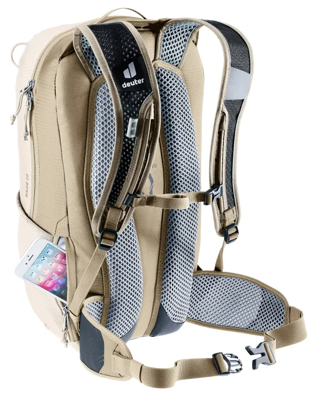 Deuter Bike-Rucksack Race 16 alu-greystone