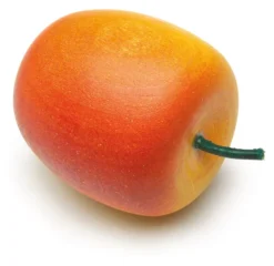 Erzi Kaufladenzubehör Apfel, gelb-rot 11001