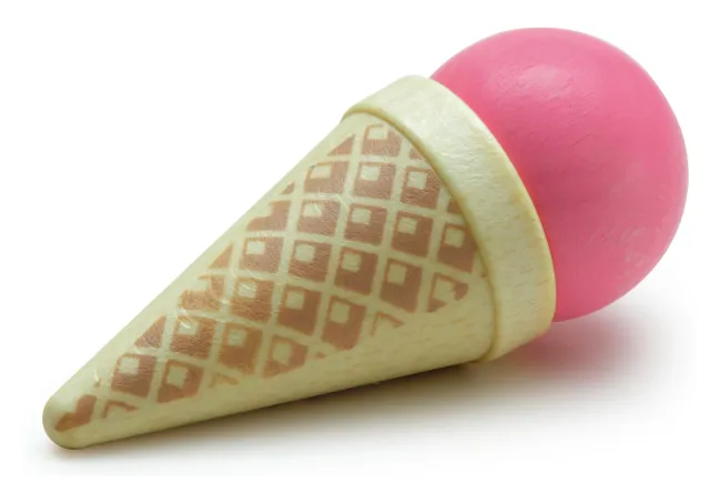 Erzi Kaufladenzubehör Eistüte, rosa 14000