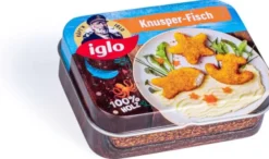 Erzi Kaufladenzubehör Knusperfisch von Iglo in der Dose 18455