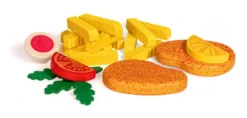 Erzi Kaufladenzubehör Sortierung Schnitzelparty 28136