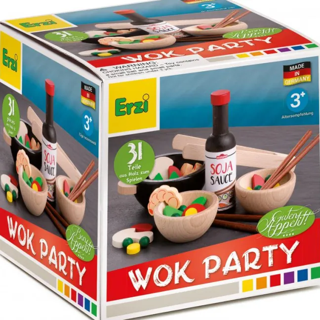 Erzi Kaufladenzubehör Sortierung Wok-Party 28181