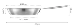 FISKARS All Steel Bratpfanne 26 cm