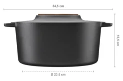 FISKARS Norden Gusseisen Kasserolle Dutch Oven 6L