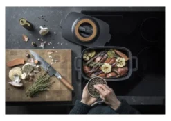 FISKARS Norden Gusseisen Kasserolle Dutch Oven oval 5L