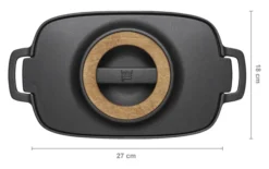 FISKARS Norden Gusseisen Kasserolle Dutch Oven oval 5L