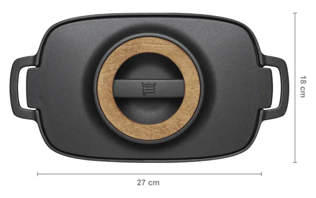 FISKARS Norden Gusseisen Kasserolle Dutch Oven oval 5L