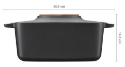 FISKARS Norden Gusseisen Kasserolle Dutch Oven oval 5L