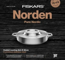 FISKARS Norden Steel Bräter 28 cm beschichtet