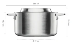 FISKARS Norden Steel Kasserolle 3 l unbeschichtet
