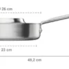 FISKARS Norden Steel Sautierpfanne 26 cm beschichtet mit Deckel