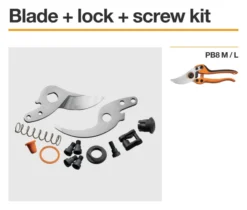 FISKARS Original Ersatzteil-Set für Profi Bypass Gartenschere PB-8 M / L