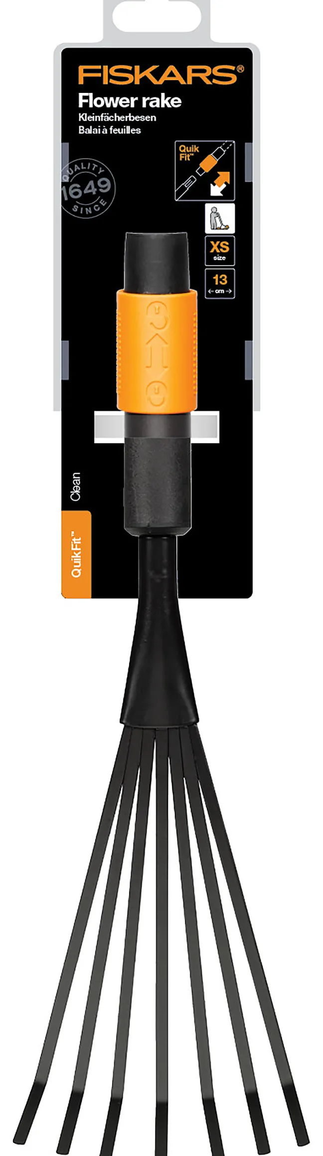 FISKARS QuikFit Kleinfächerbesen