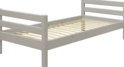 FLEXA Classic Bett 90x200cm grau lasiert
