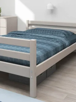 FLEXA Classic Bett 140x200cm grau lasiert