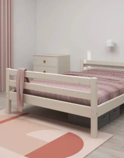 FLEXA Classic Bett 140x200cm weiß lasiert
