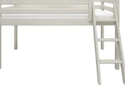 FLEXA Classic Halbhohes Bett mit Schrägleiter weiß lasiert Sale