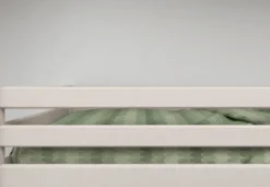 FLEXA Classic Hochbett mit senkrechter Leiter grau lasiert