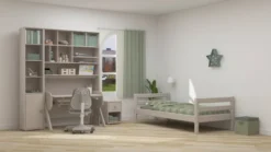FLEXA Classic Kommode mit 1 Schublade grau/grün