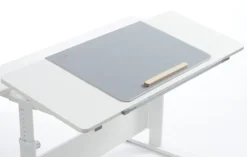 FLEXA Evo Schreibtisch geteilte Tischplatte weiß 82-50147