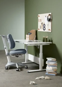 FLEXA Evo Schreibtisch volle Tischplatte weiß 82-50146