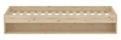 FLEXA Grow Doppelbett mit Regal 120x200 cm natur lackiert