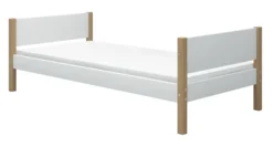 FLEXA Nor Bett 90x200cm weiß/eiche
